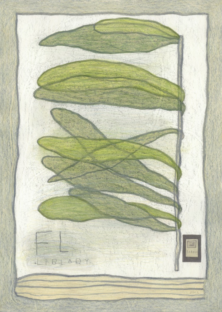 [책과 나무] 종이에 색연필, 혼합재료, 32 x 45 cm, 2026